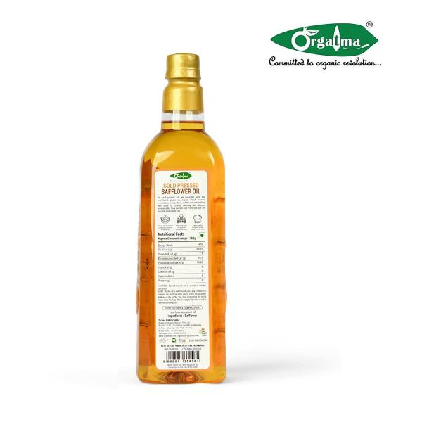 Orgatma Cold Pressed Safflower Oil 1000 ml JioMart