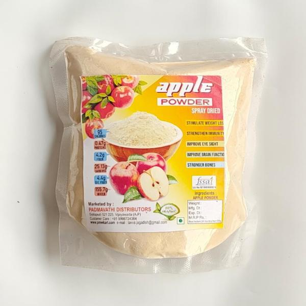 Pmw Organic Pure & Natural Spray Dried Apple Fruit Powder 100