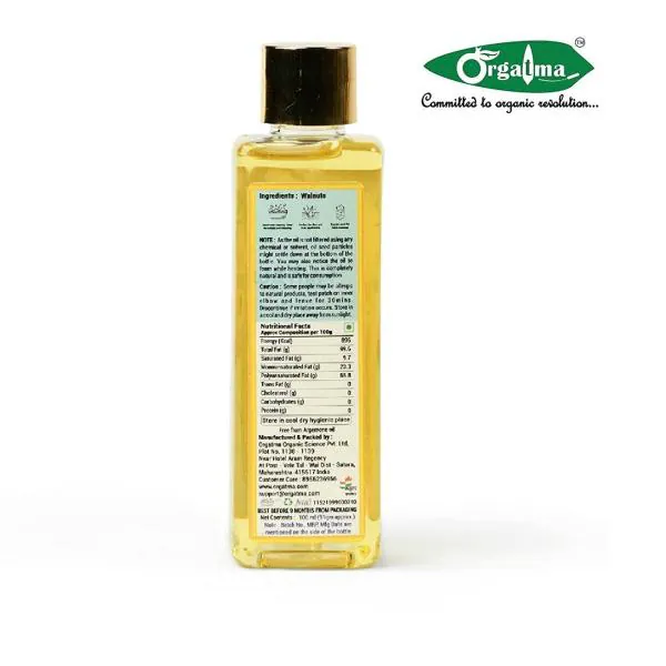 Orgatma Cold Pressed Walnut Oil 100 ml JioMart