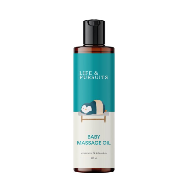 Life & Pursuits Almond Baby Massage Oil (200 ml) JioMart