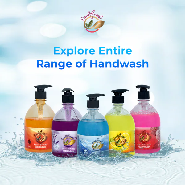SOULFRESH (Pack of 5 )Hand Wash liquid soap germ protection