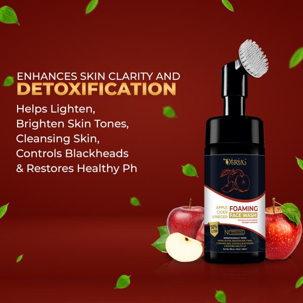 Otrix Apple Cider Vinegar Foaming Face Wash With BuiltIn Brush JioMart