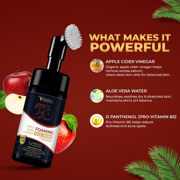 Otrix Apple Cider Vinegar Foaming Face Wash With BuiltIn Brush JioMart