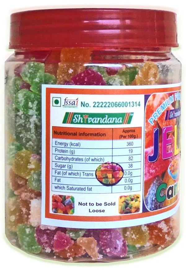 Real Fruit Juice Jelly Bites, Jelly Candy Sugar Coated Jelly Toffee Jar Pack 800 Gram JioMart