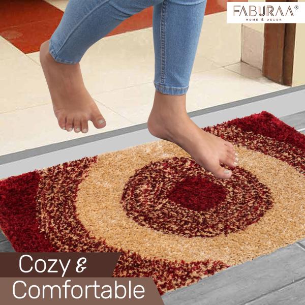 Faburaa Bathroom Mat for Outside Door, Used in Bathroom, Home (Radiance