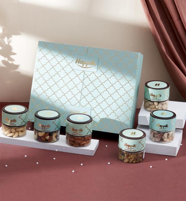 Happilo Dry Fruit Celebrations Gift Box Uranus 650g JioMart
