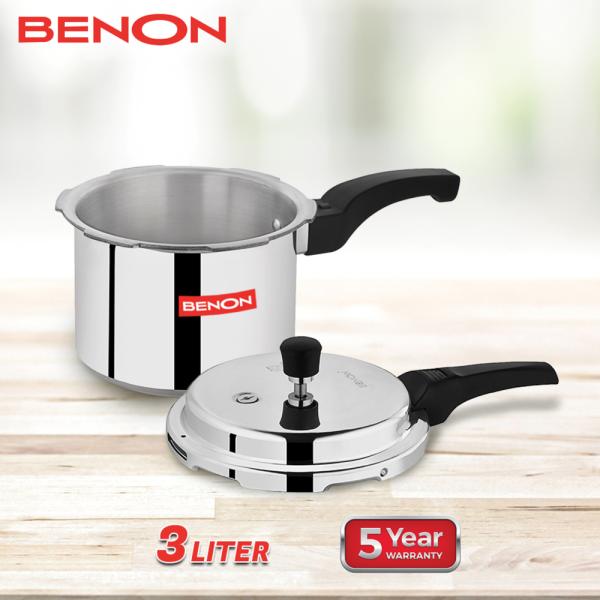 BENON ALUMINIUM PRESSURE COOKER 3 LTR ISI GRADE JioMart