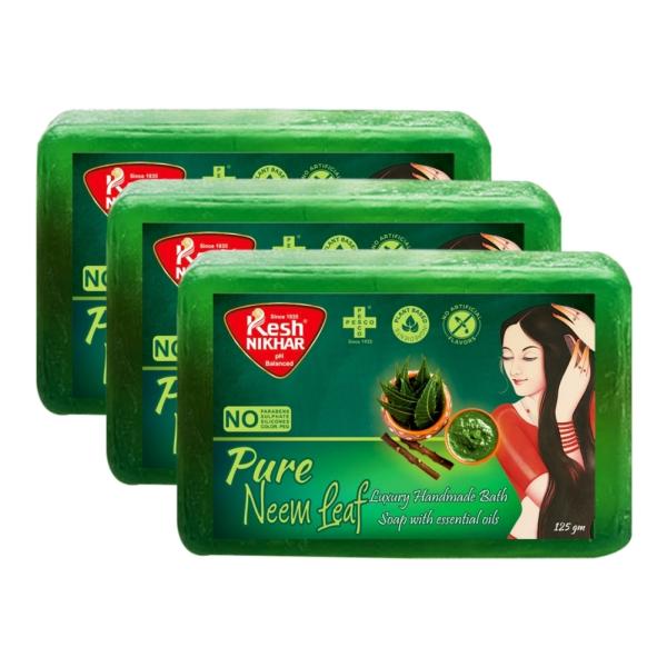 Kesh Nikhar Pure Neem Leaf Soap Purifying Neem Soap For Acne, Pimples
