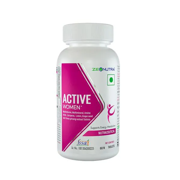 Active Women Multivitamin And Multimineral Tablets With Panax Ginseng