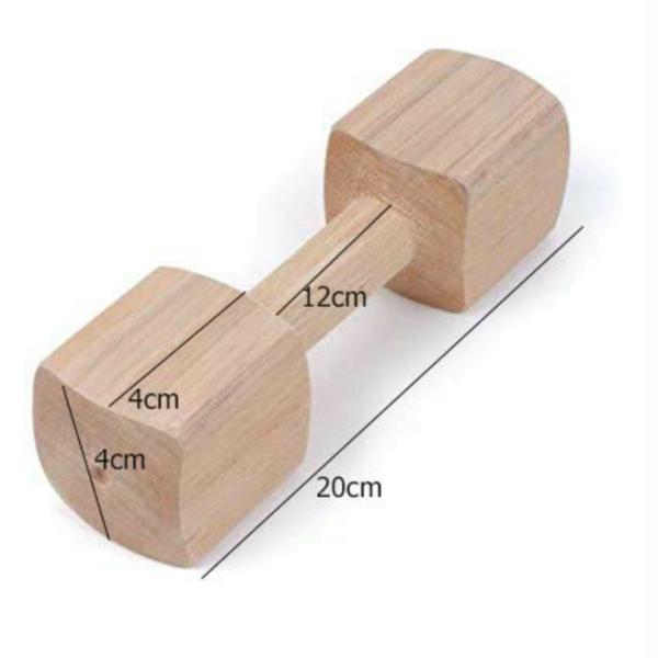 Dog Wala Wooden Dumbbell Shaped Teether Training Toys For Dogs JioMart