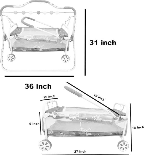 Confiado Blue Metal Cradle