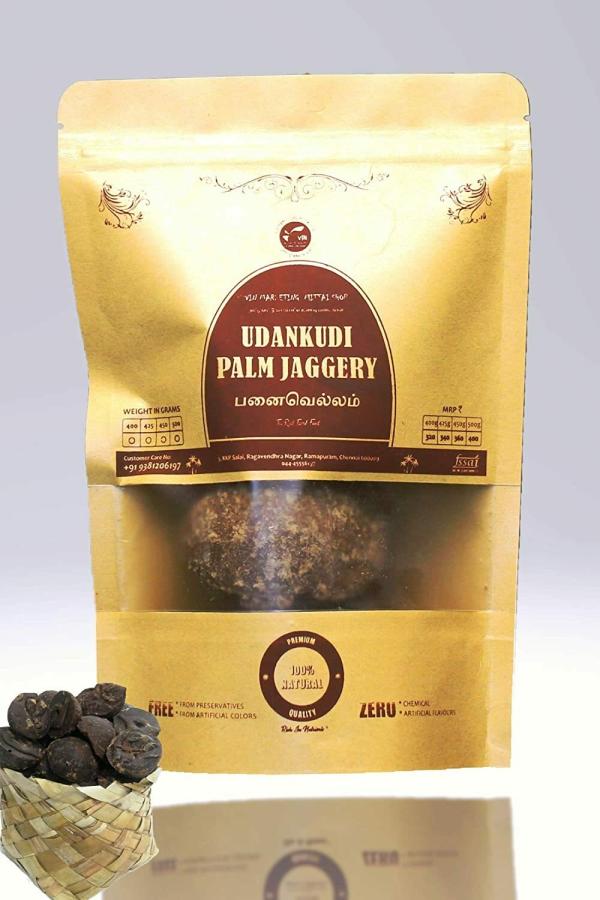 Udankudi Natural Palm Jaggery & Palm Sugar COMBO 250gm + 250gm