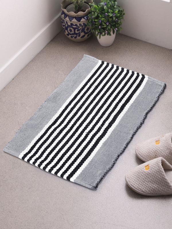Saral Home Grey Cotton Runner 45x70 cm JioMart