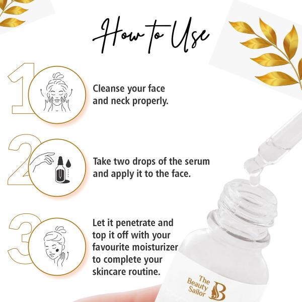 The Beauty Sailor 10 Niacinamide Serum enriched with alpha arbutin