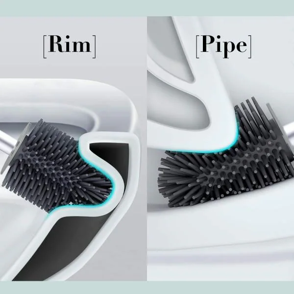 Sqinelli Toilet Brush with Holder Stand | Premium Toilet Cleaner Brush ...