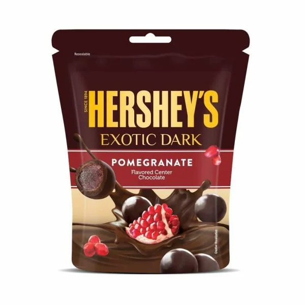 Hershey's Exotic Dark Chocolate Pomegranate, 33.3g Pack of 12 JioMart