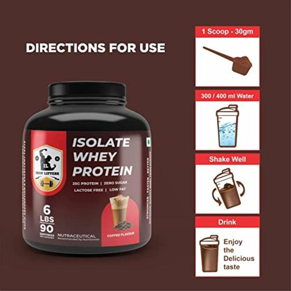GROLET Whey Protein Powder Coffee Flavor for Immune Support 2721 g