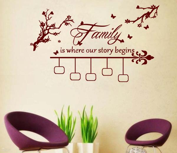 Sticker Studio Vinyl Family Wall Sticker And Decal 60 X 104 cm JioMart