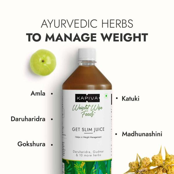 Kapiva Get Slim Juice Healthy Weight Management Through 12 Ayurvedic