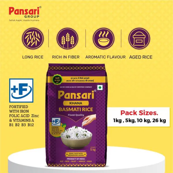 Pansari Khana Basmati rice 5Kg JioMart
