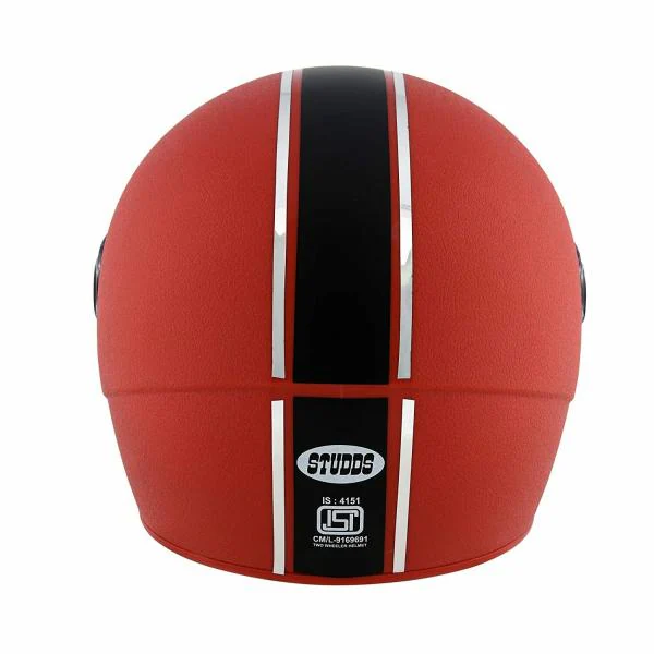 Studds Chrome Eco Helmet Red (L) JioMart