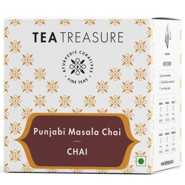 Tea Treasure Punjabi Masala Chai 10 tea Bags JioMart
