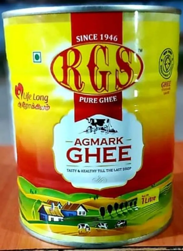 RGS 1L Pure Cow Ghee Tin Premium Cow Ghee JioMart