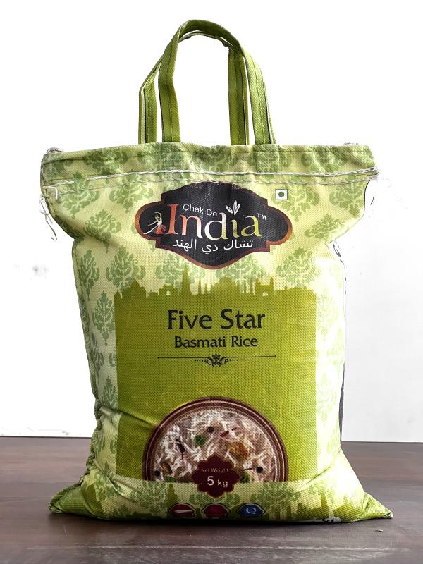 Chak De India 5 KG Tibar Five Star Basmati Rice JioMart