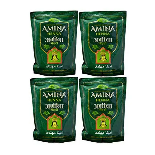 Amina Natural Green Henna Mehndi Henna Powder for Skin Hand and Hair