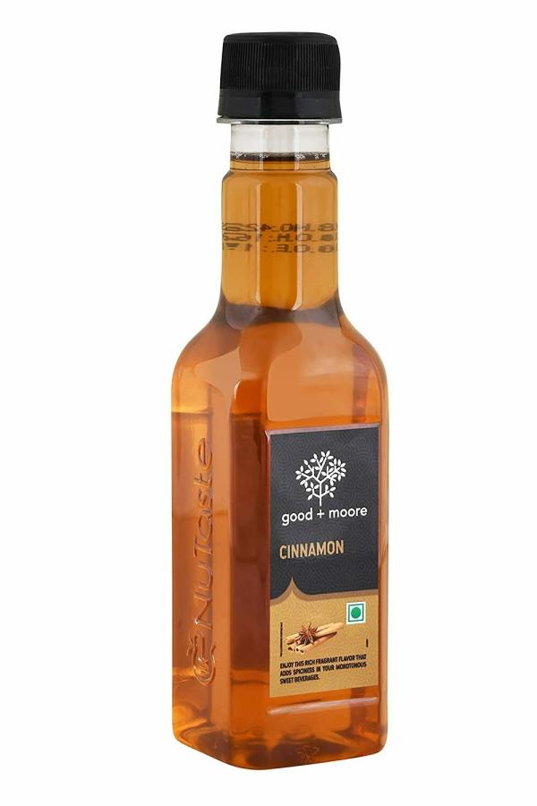 Good+Moore Cinnamon Syrup for Coffees, Mochas, Smoothies, Shakes and