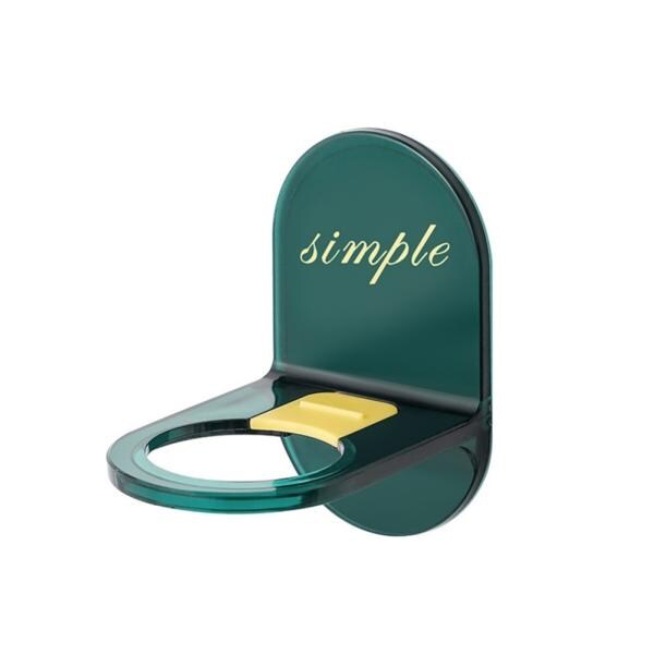 COINFINITIVE 1PC Green Shower Gel Hook Shower Gel Bottle Rack Hook Self Adhesive Shower Gel Rack