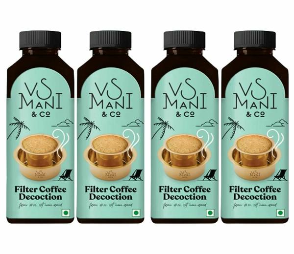 VS MANI & CO. Ready to Use South Indian Filter Coffee Decoction 220ml