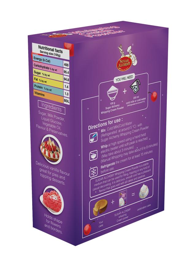 Sugar Alchemy Whipping Cream Powder 100g JioMart