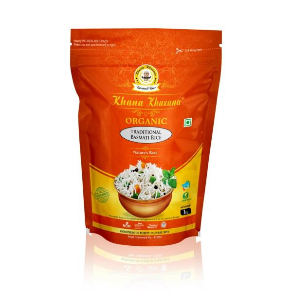 Khana Khazana Organic Brown Rice With Black Rice And Traditional