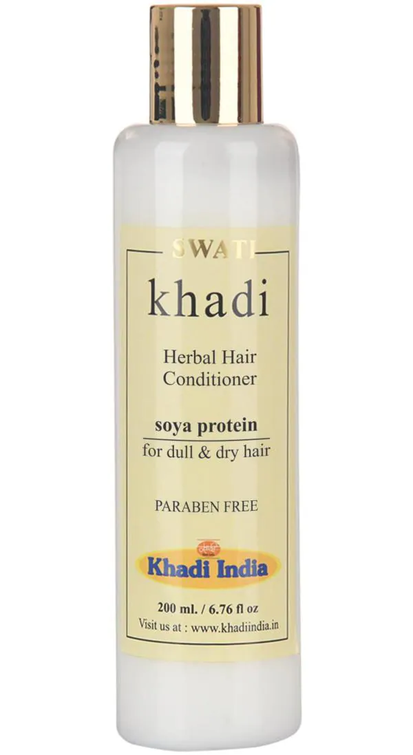 SWATI KHADI Conditioners Herbal Hair Conditioner For Dry And Frizzy Hair Soya Protein, 200 Ml