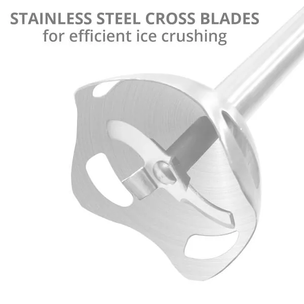 Inalsa HAND BLENDER Robot Inox 750S with Super Silent 750Watt Motor