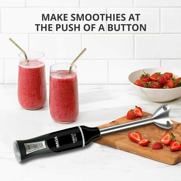 Inalsa HAND BLENDER Robot Inox 750S with Super Silent 750Watt Motor