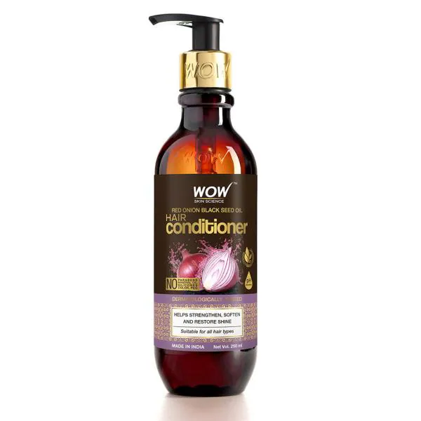 WOW Skin Science Onion Conditioner With Red Onion Seed Oil Extract, Black  Seed Oil & Pro-Vitamin B5 - No Parabens, Mineral Oil, Silicones, Color &  Peg - 250 ml - JioMart