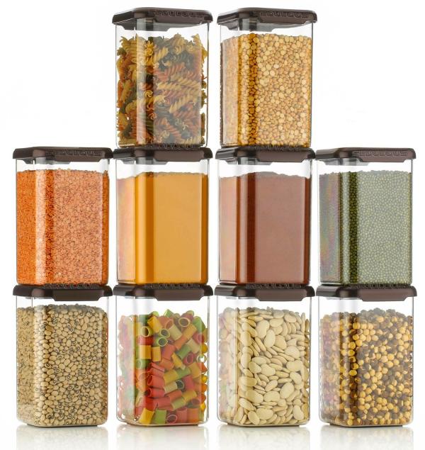 Sedulous plastic storage container kitchen container set 1100 ml