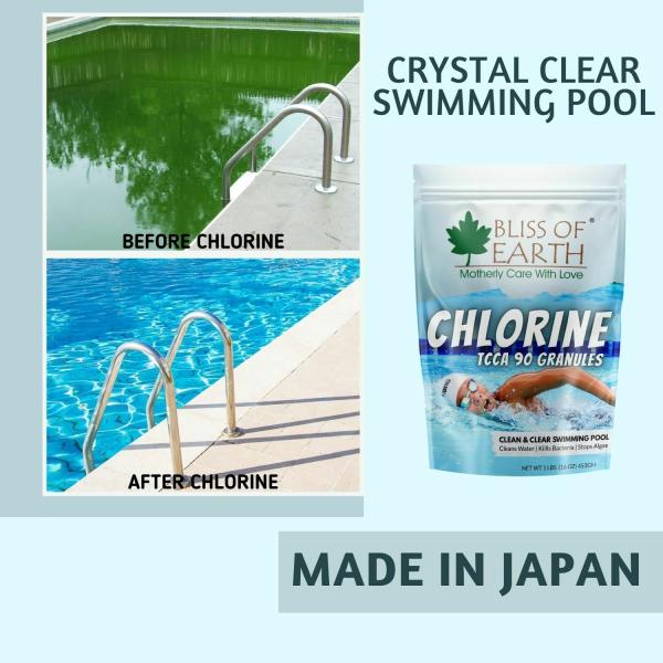 Bliss of Earth Japanese Chlorine Powder for Pool, Clean & Clear