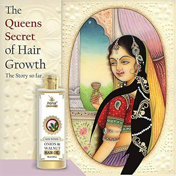 Iena Royal Herbolance Beauty Hair Oil Onion and Walnuts for Hair Growth