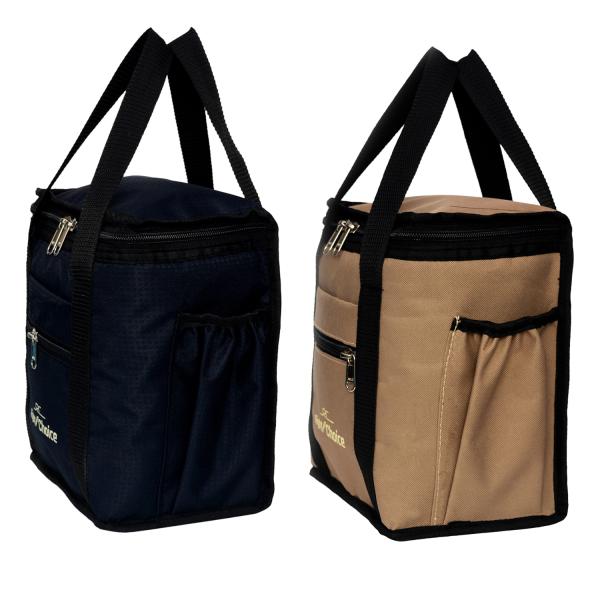 Right Choice Lunch bag carry tiffin boxes SET OF 2 (BLACK BEIGE) JioMart