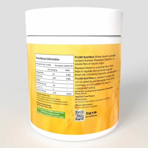 Pro360 Nutrifibre Fiber Nutrition for Digestive Health Supplement