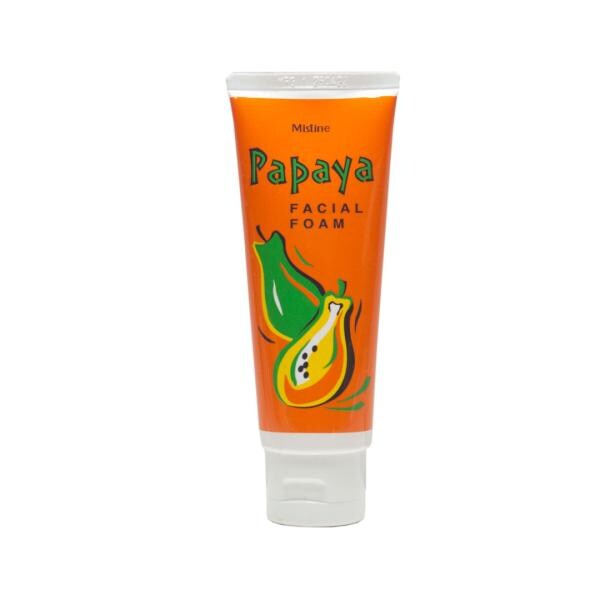 Queue Mistine Papaya Enzymes Extract Whitening Facial Foam Face Wash Cleanser JioMart