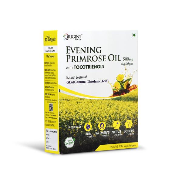 Origins Nutra Evening Primrose Oil 500 mg with Vitamin E 30 Tablets