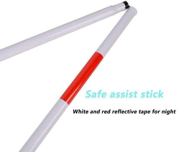 Paxmax 4 Folding Blind Walking Stick For Vision Impaired JioMart