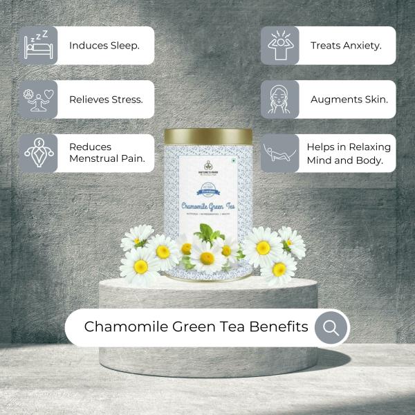 Chamomile Green Tea Can (100 g) JioMart