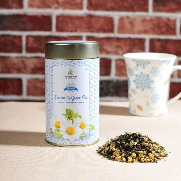 Chamomile Green Tea Can (100 g) JioMart