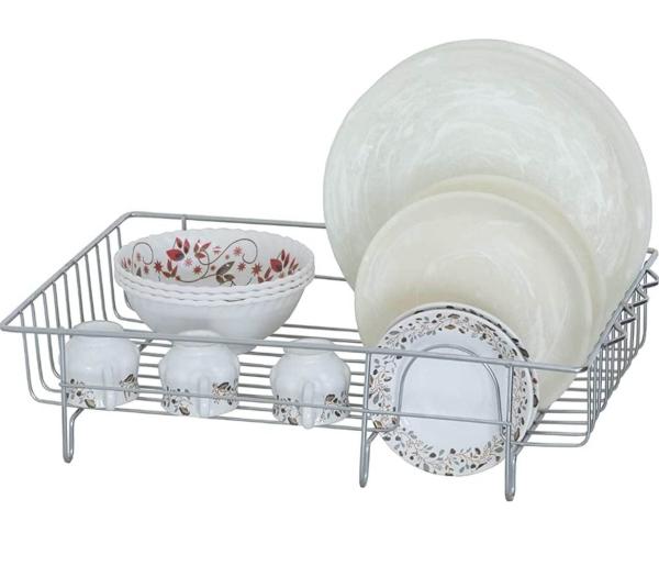 Devashree Stainless Steel Dish Drainer Basket for Kitchen Dish Drying
