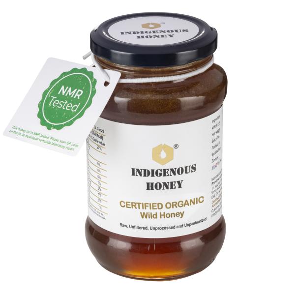 INDIGENOUS HONEY Raw Organic Honey NMR Tested Organic Certified Pure